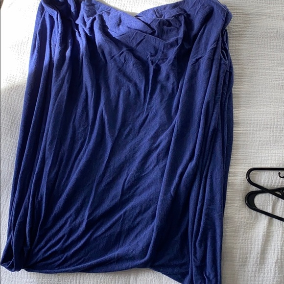 American apparel large blue infinity scarf
